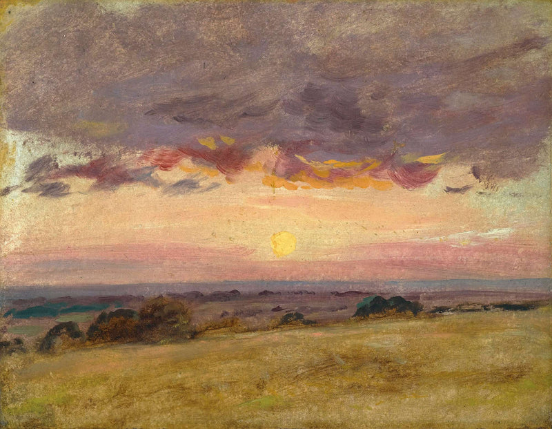 Summer Evening With Storm Clouds by John Constable