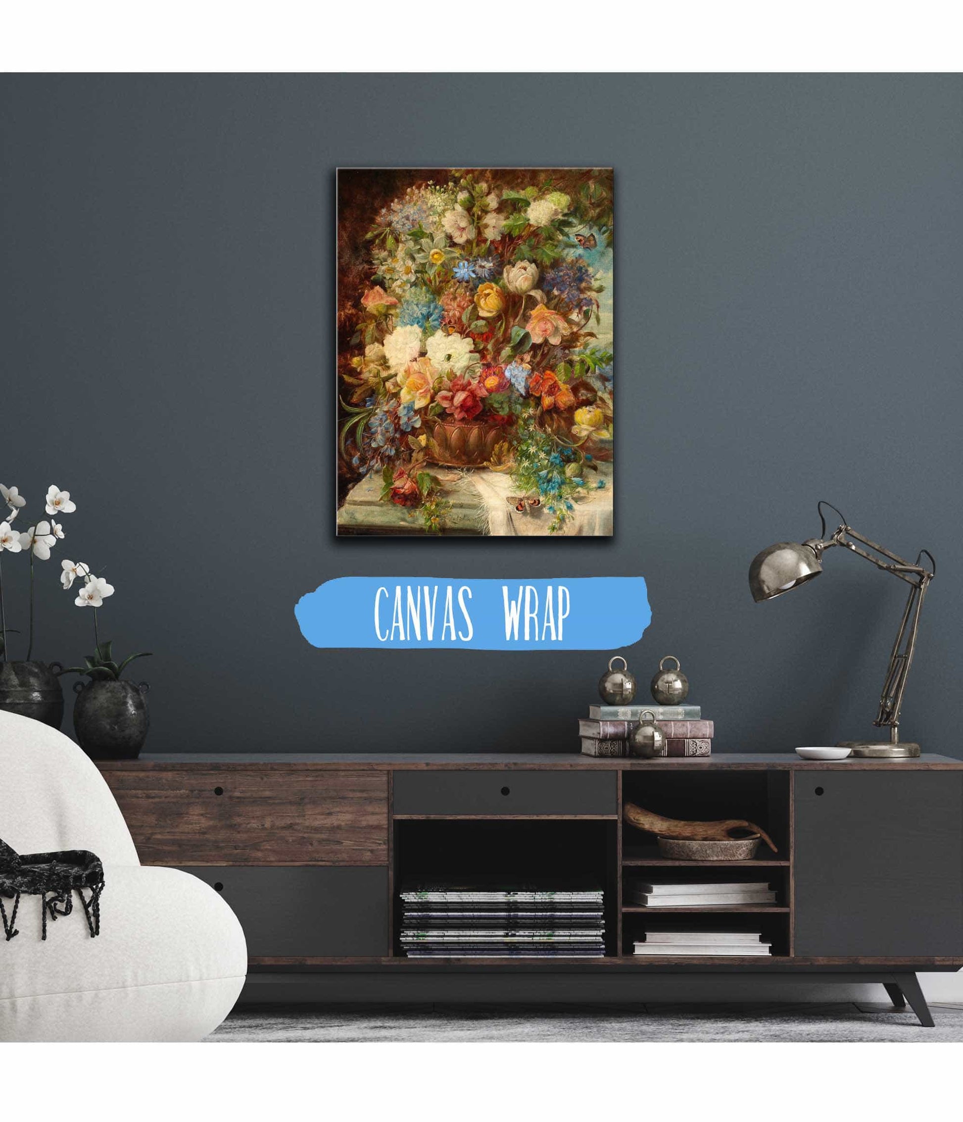 Summer Flowers On A Ledge by Hans Zatzka