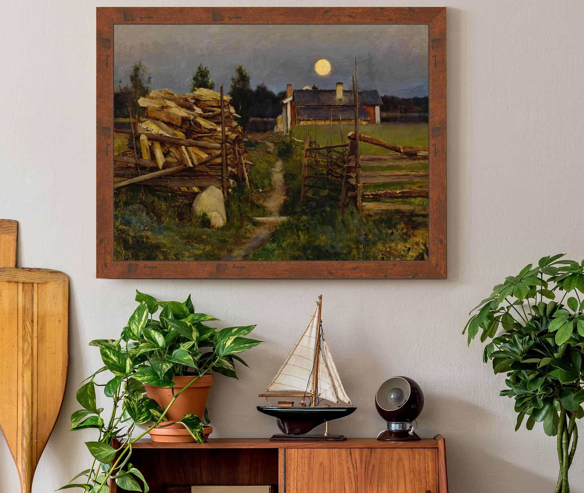 Summer Night Moon by Eero Jarnefelt