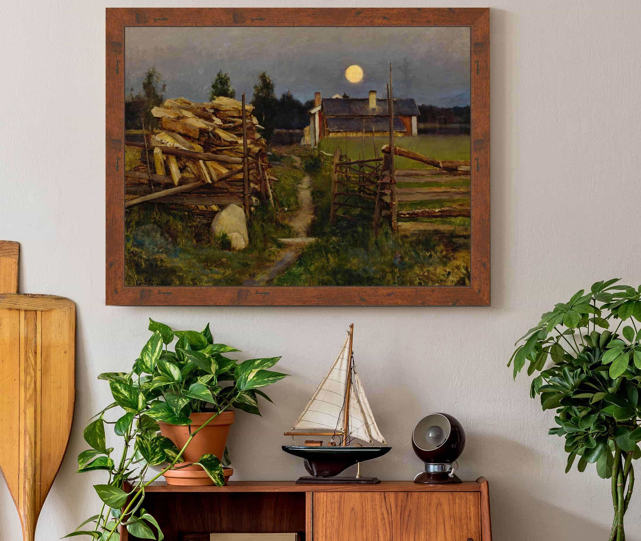 Summer Night Moon by Eero Jarnefelt