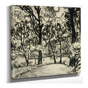 Sun Lit Path by Henry Lyman Sayen