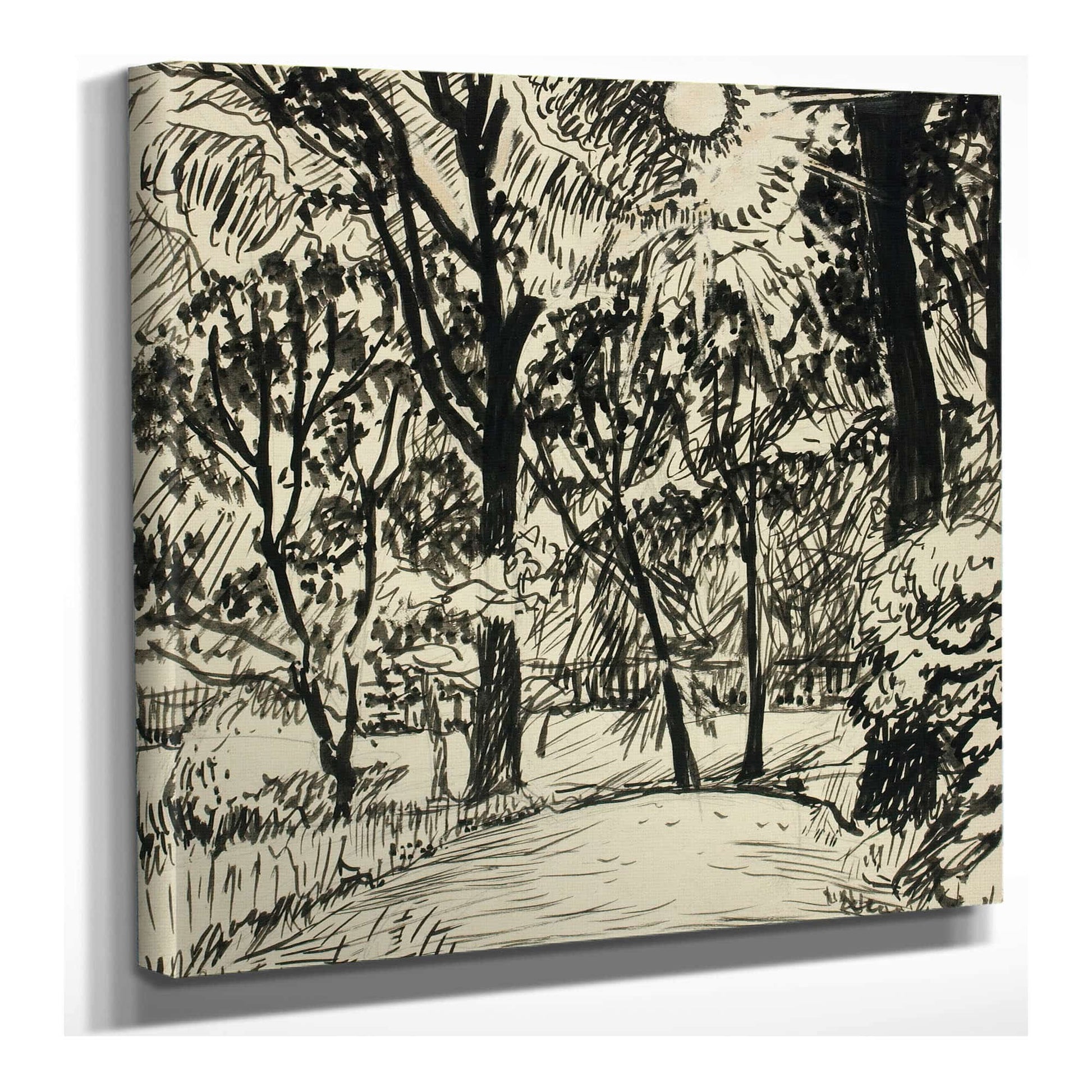 Sun Lit Path by Henry Lyman Sayen