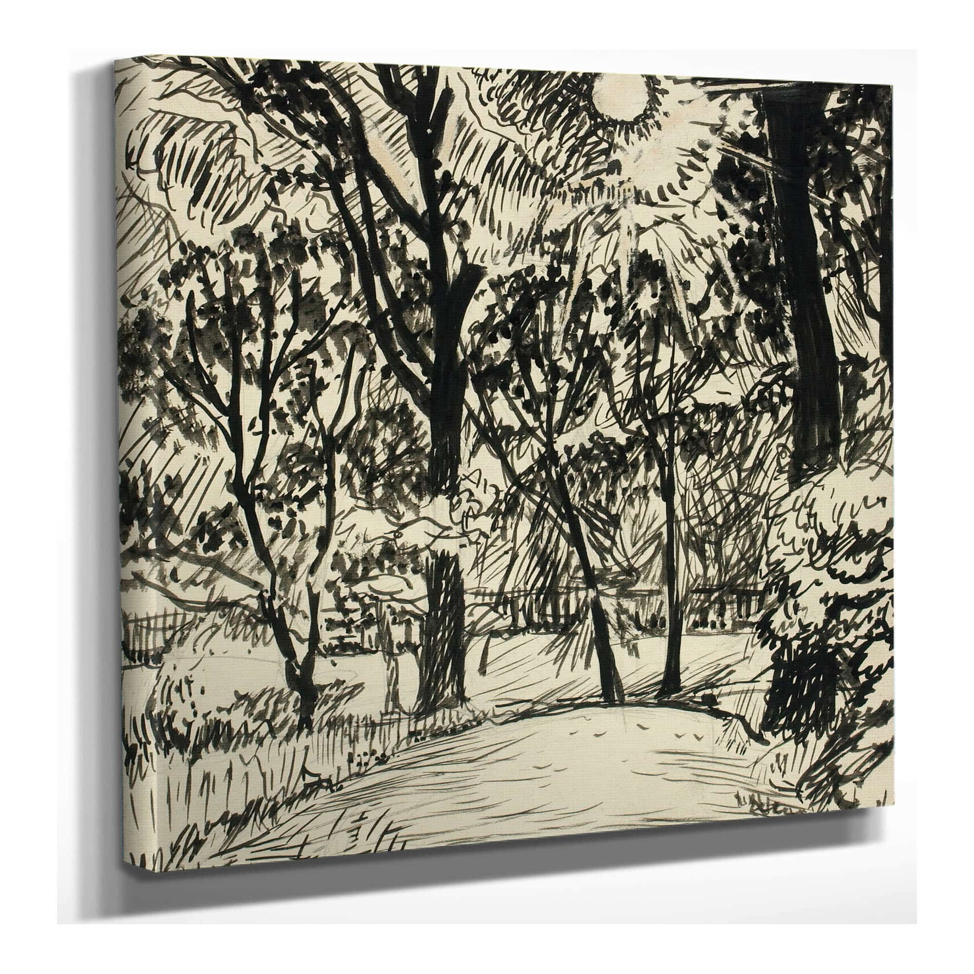 Sun Lit Path by Henry Lyman Sayen