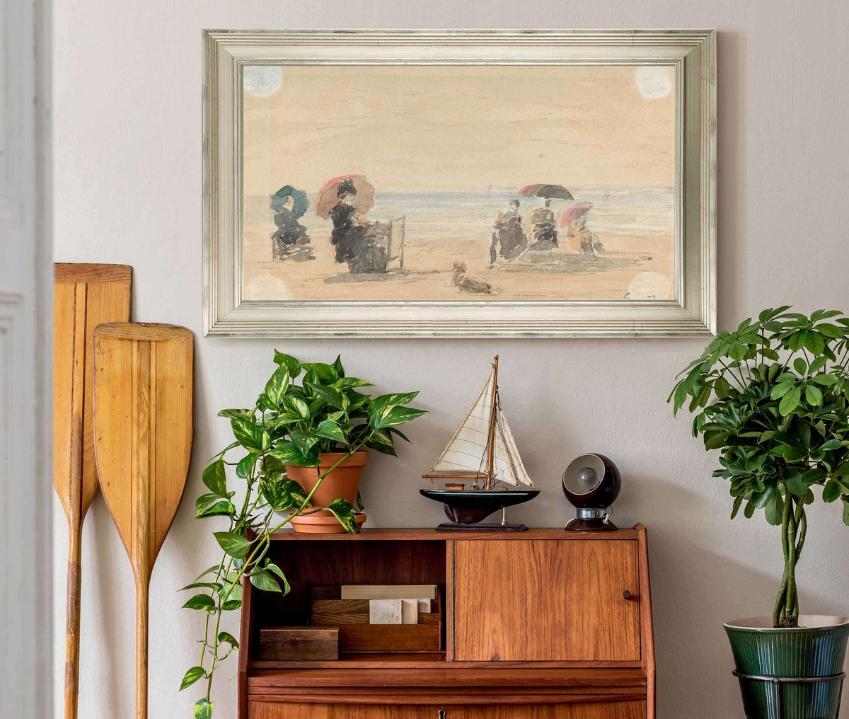 Sun Shades Trouville by Eugene Boudin