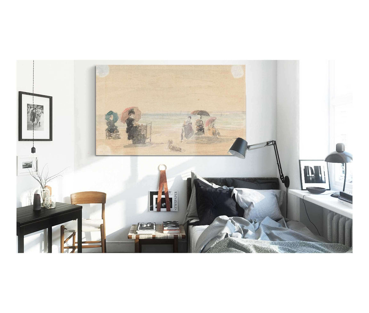 Sun Shades Trouville by Eugene Boudin