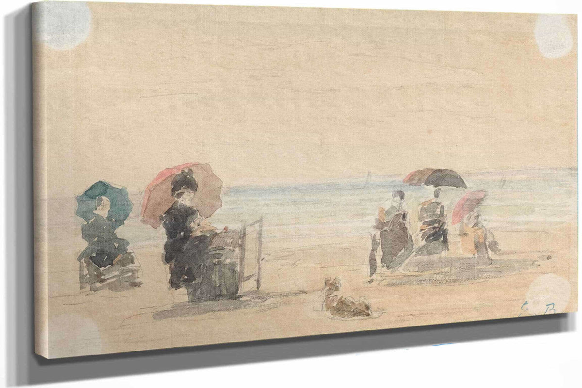 Sun Shades Trouville by Eugene Boudin