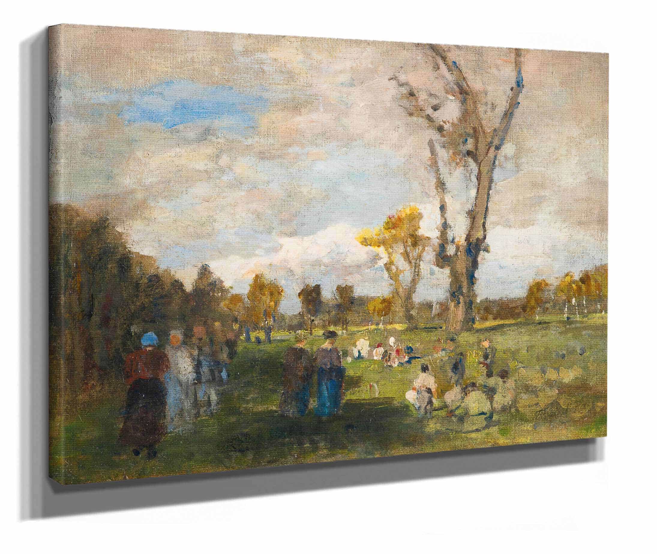 Sunday In The Prater Gardens by Tina Blau