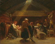 Sunday Morning In A Farmers House by Adolph Tidemand