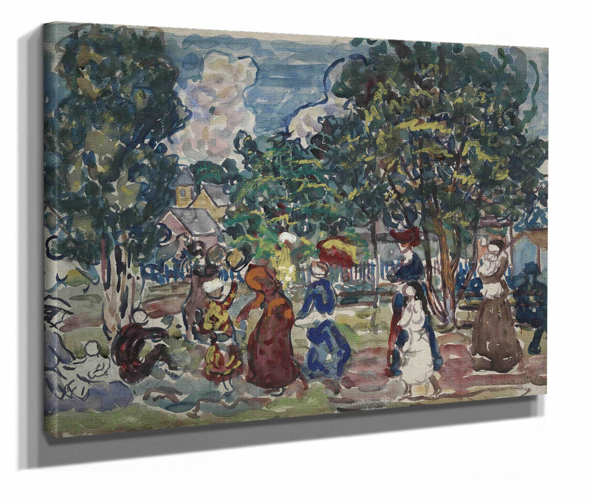 Sunday Promenade  by Maurice Prendergast