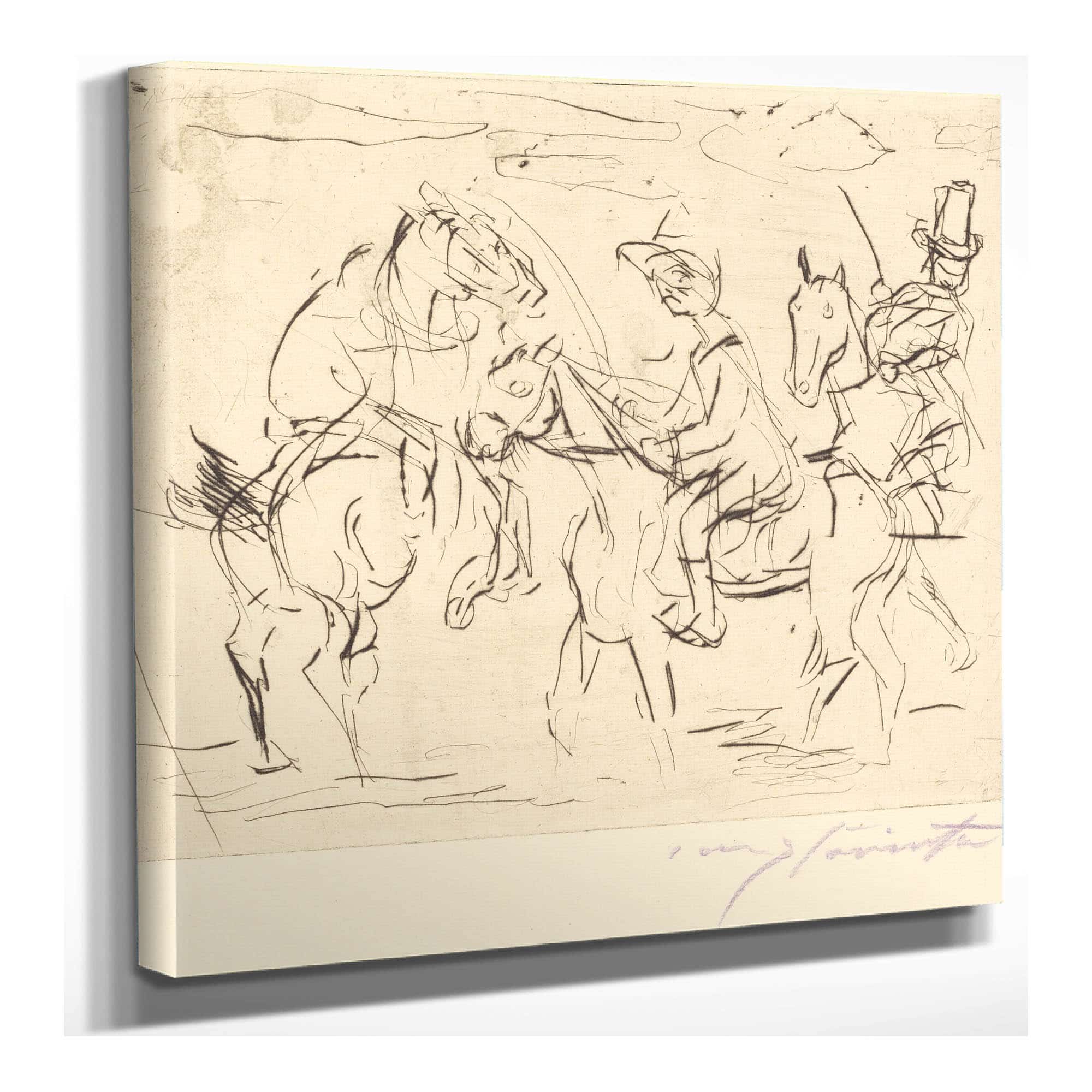Sunday Riders Sonntagsreiter by Lovis Corinth