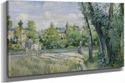 Sunlight On The Road Pontoise by Camille Pissarro