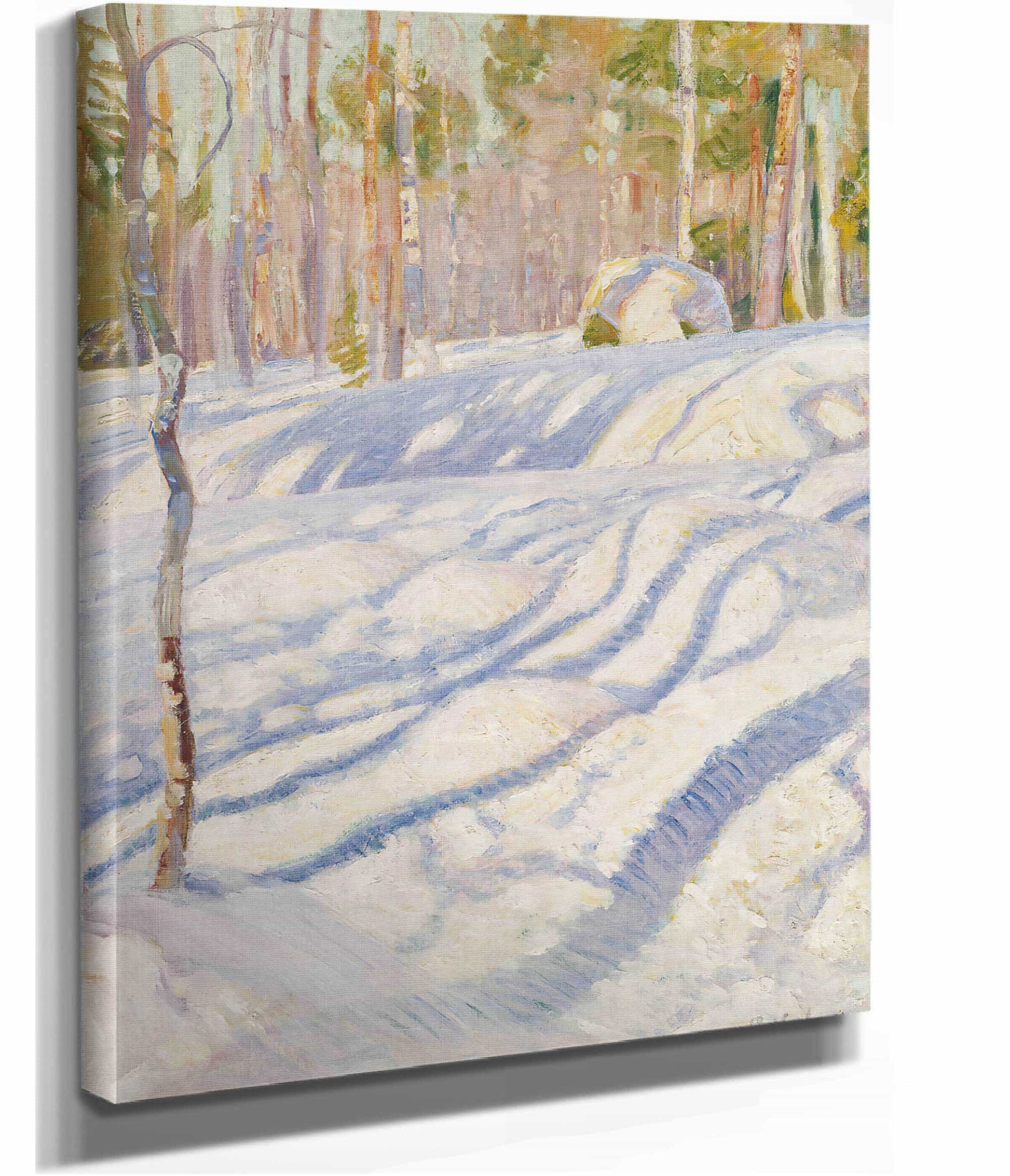 Sunlit Winter Lanscape by Pekka Halonen