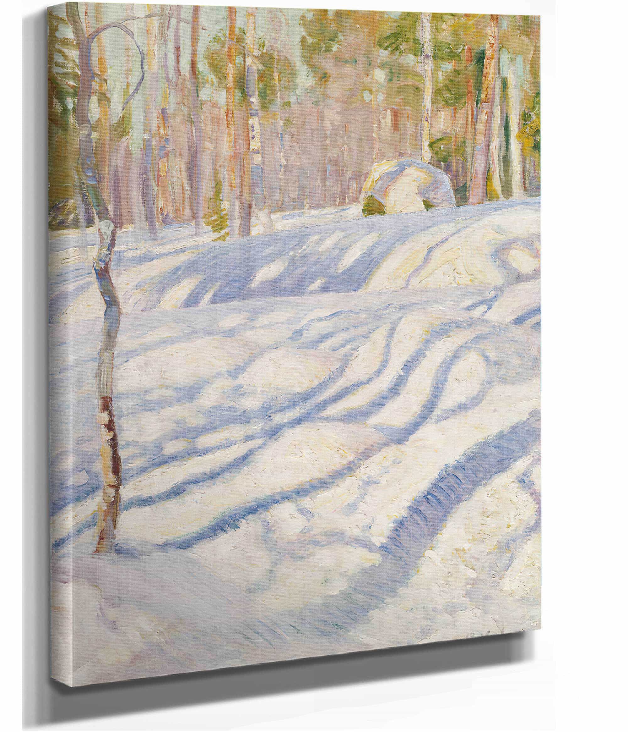 Sunlit Winter Lanscape by Pekka Halonen