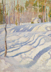 Sunlit Winter Lanscape by Pekka Halonen