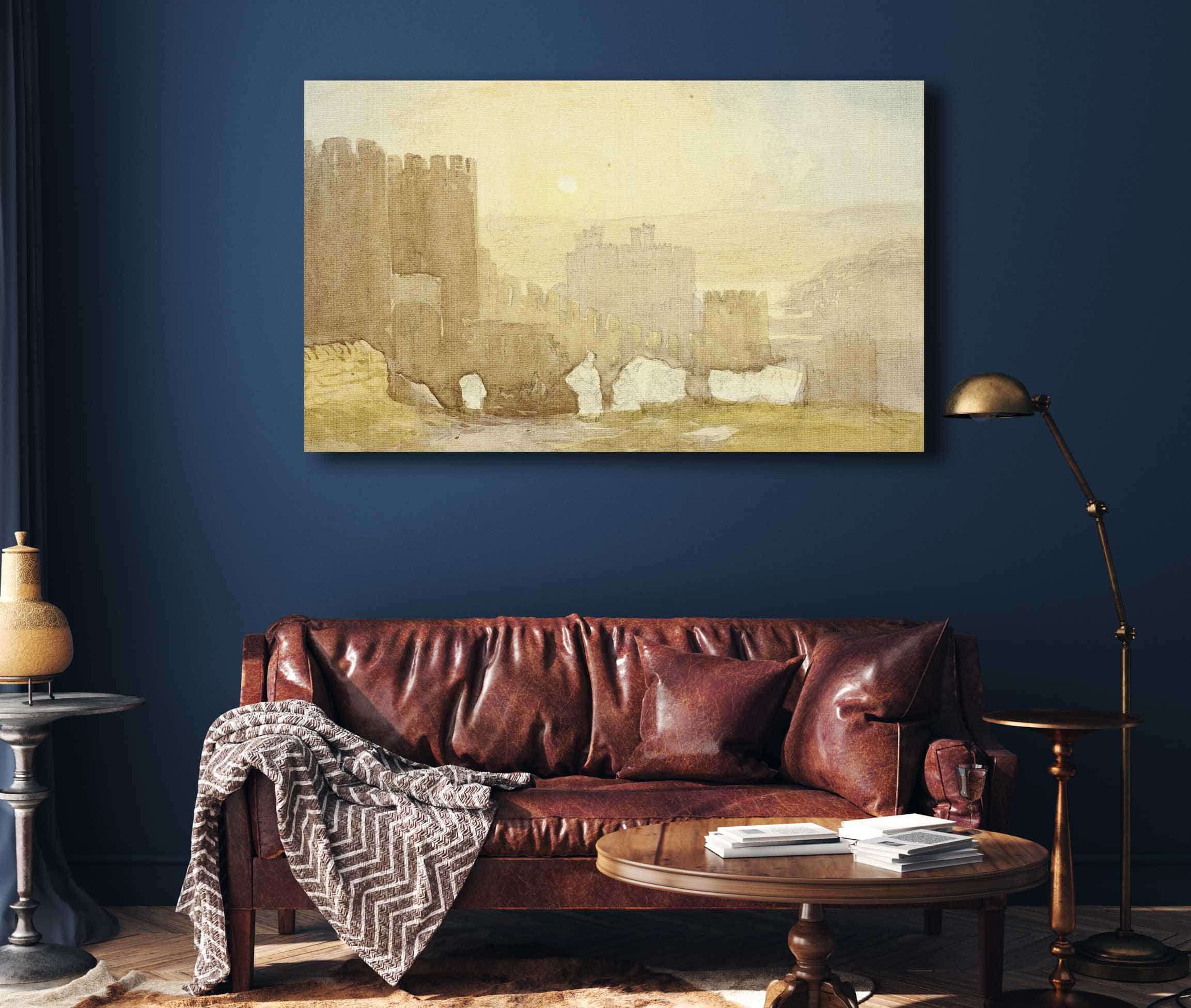 Sunrise Conway Castle by David Cox