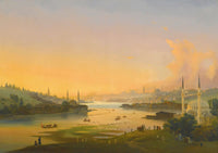 Sunrise Over The Golden Horn by Ippolito Caffi