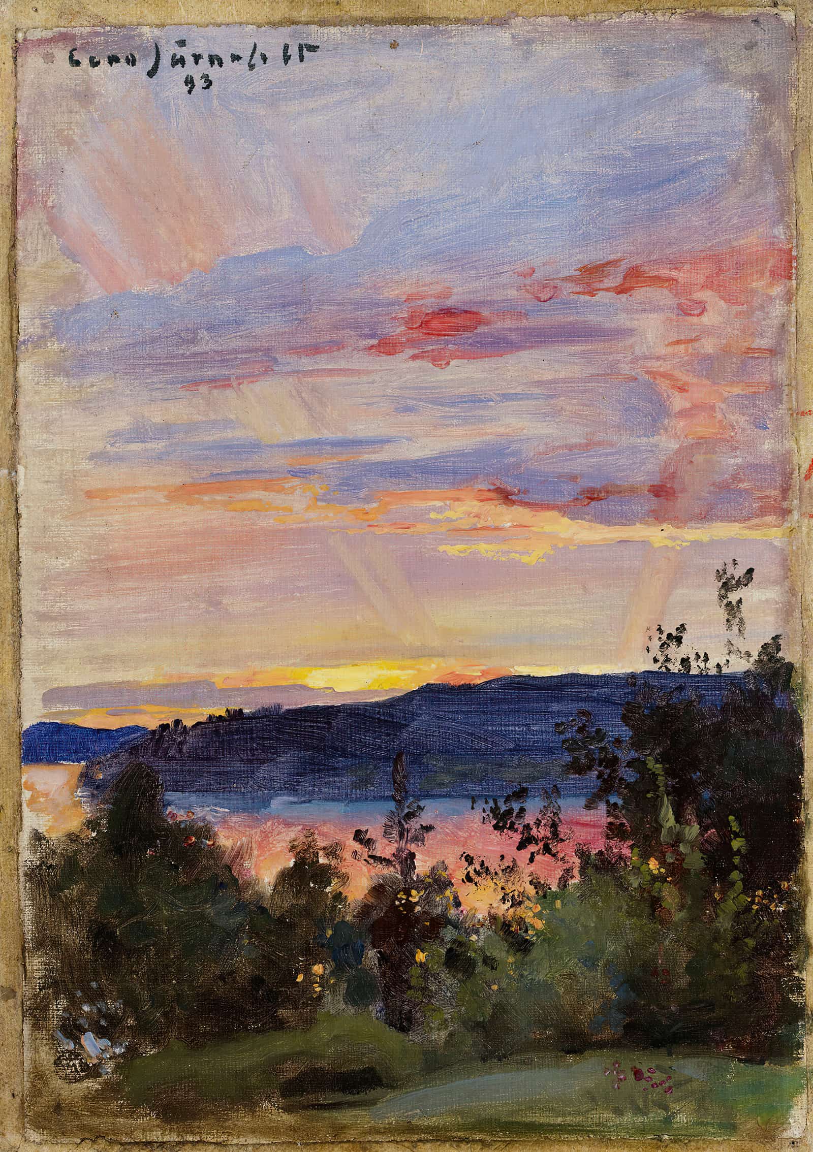 Sunset by Eero Jarnefelt