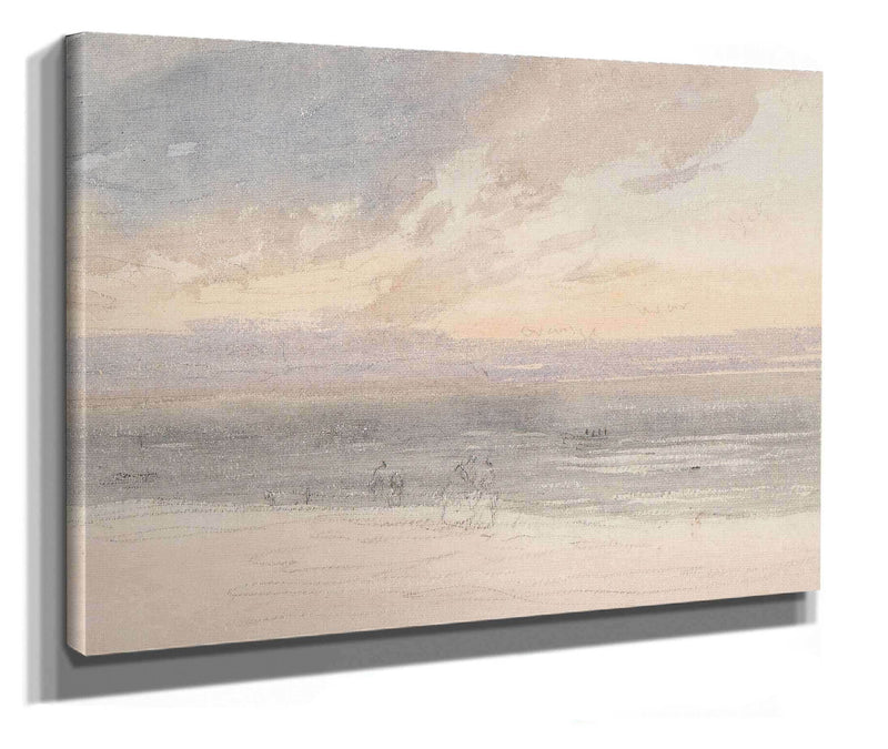 Sunset From The Shore by David Cox