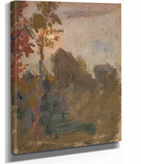 Sunset In A Forest by Tadeusz Makowski