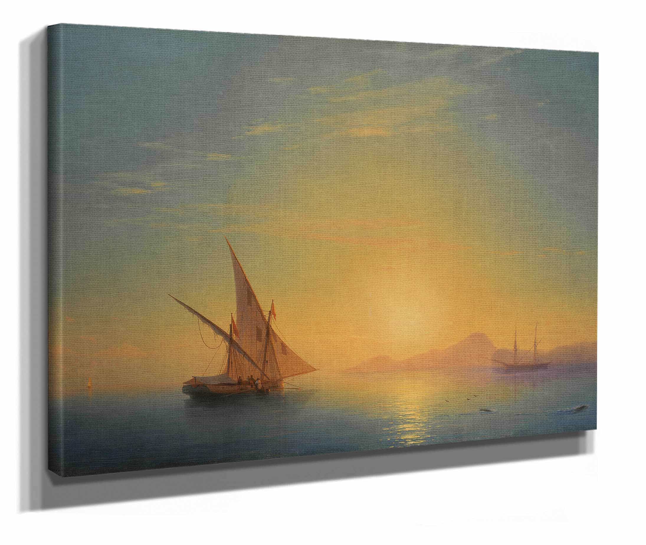 Sunset Over Ischia by Ivan Konstantinovich Aivazovsky