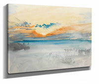 Sunset Over Water by Joseph Mallord William Turner