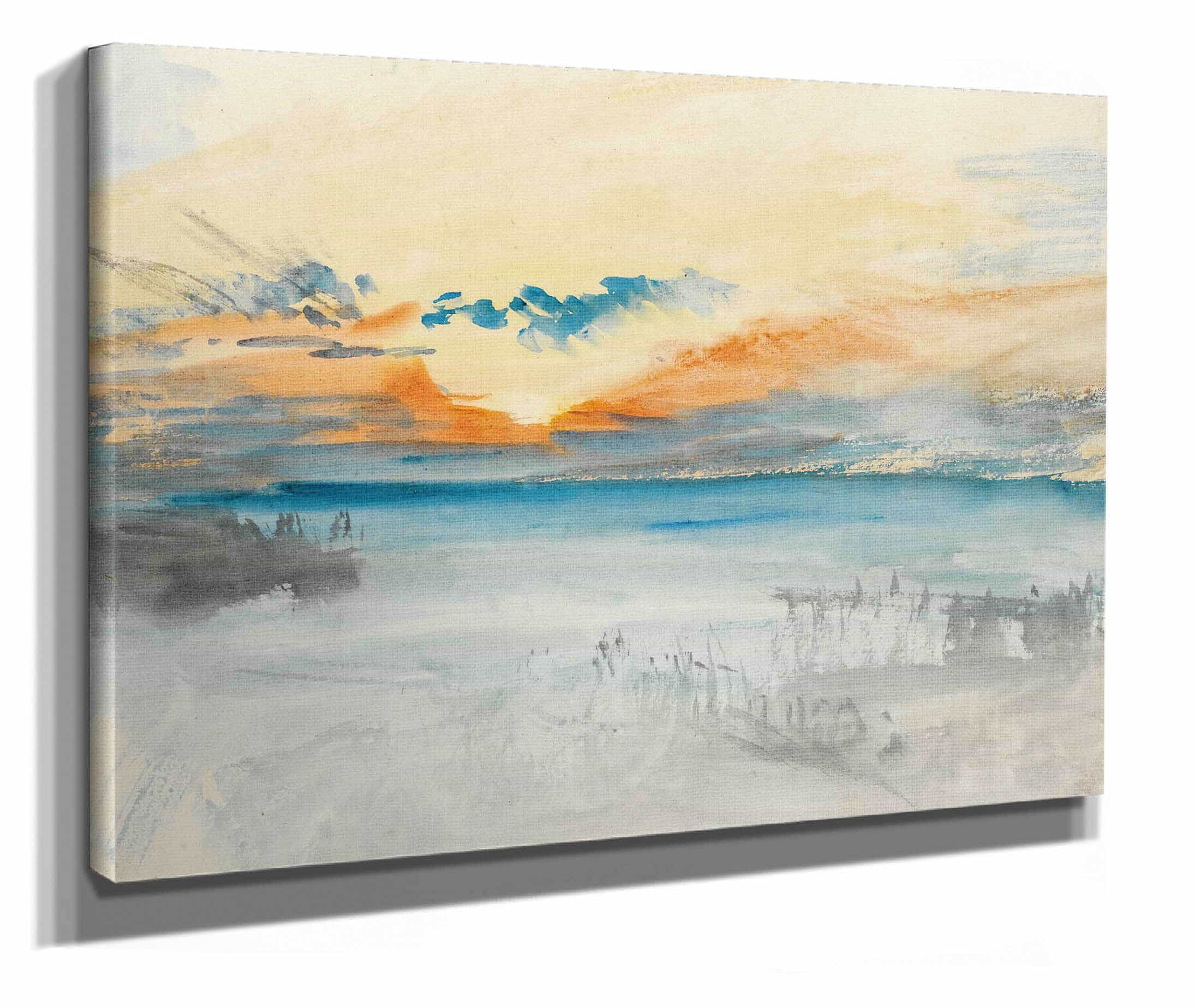 Sunset Over Water by Joseph Mallord William Turner