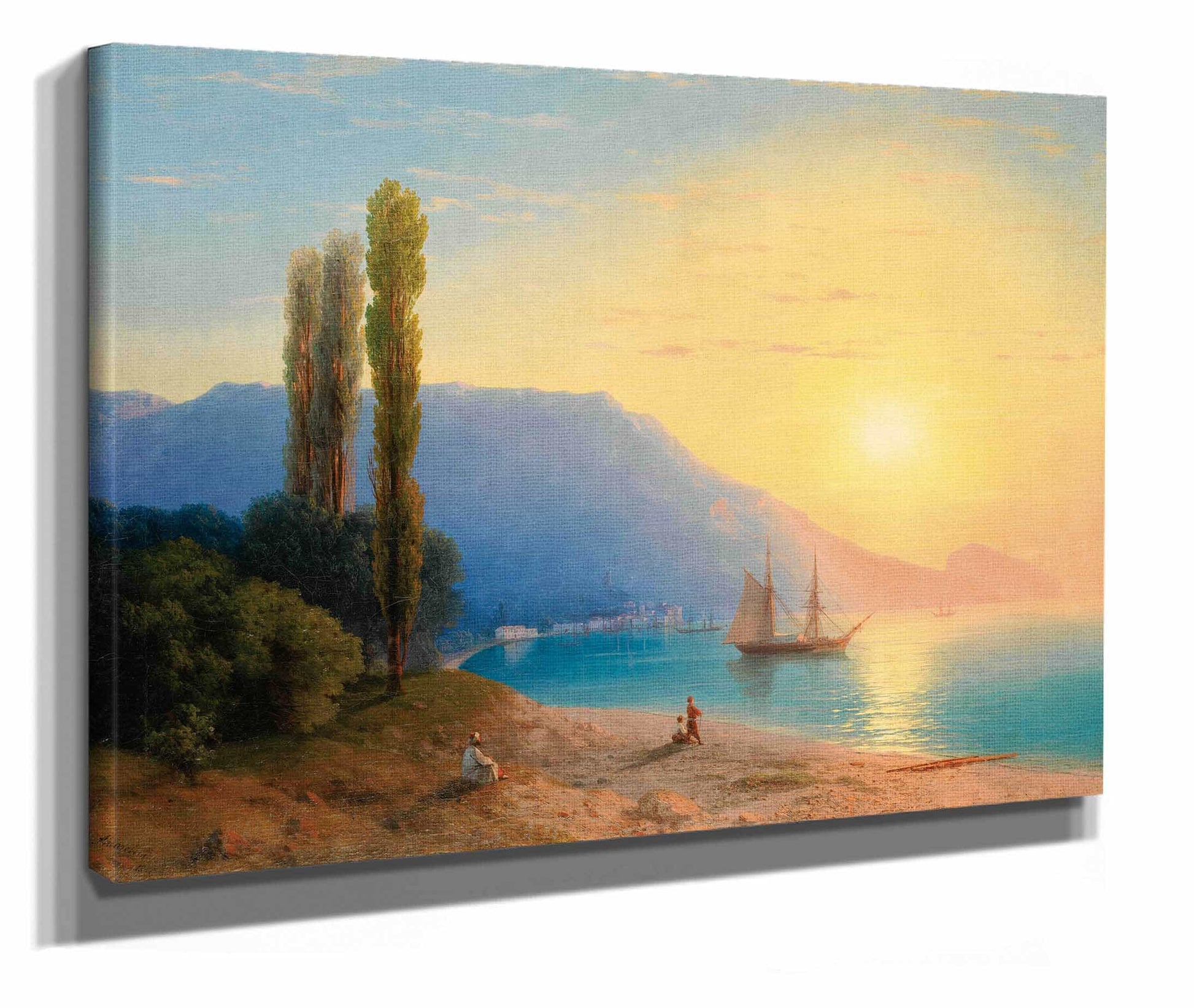 Sunset Over Yalta by Ivan Konstantinovich Aivazovsky
