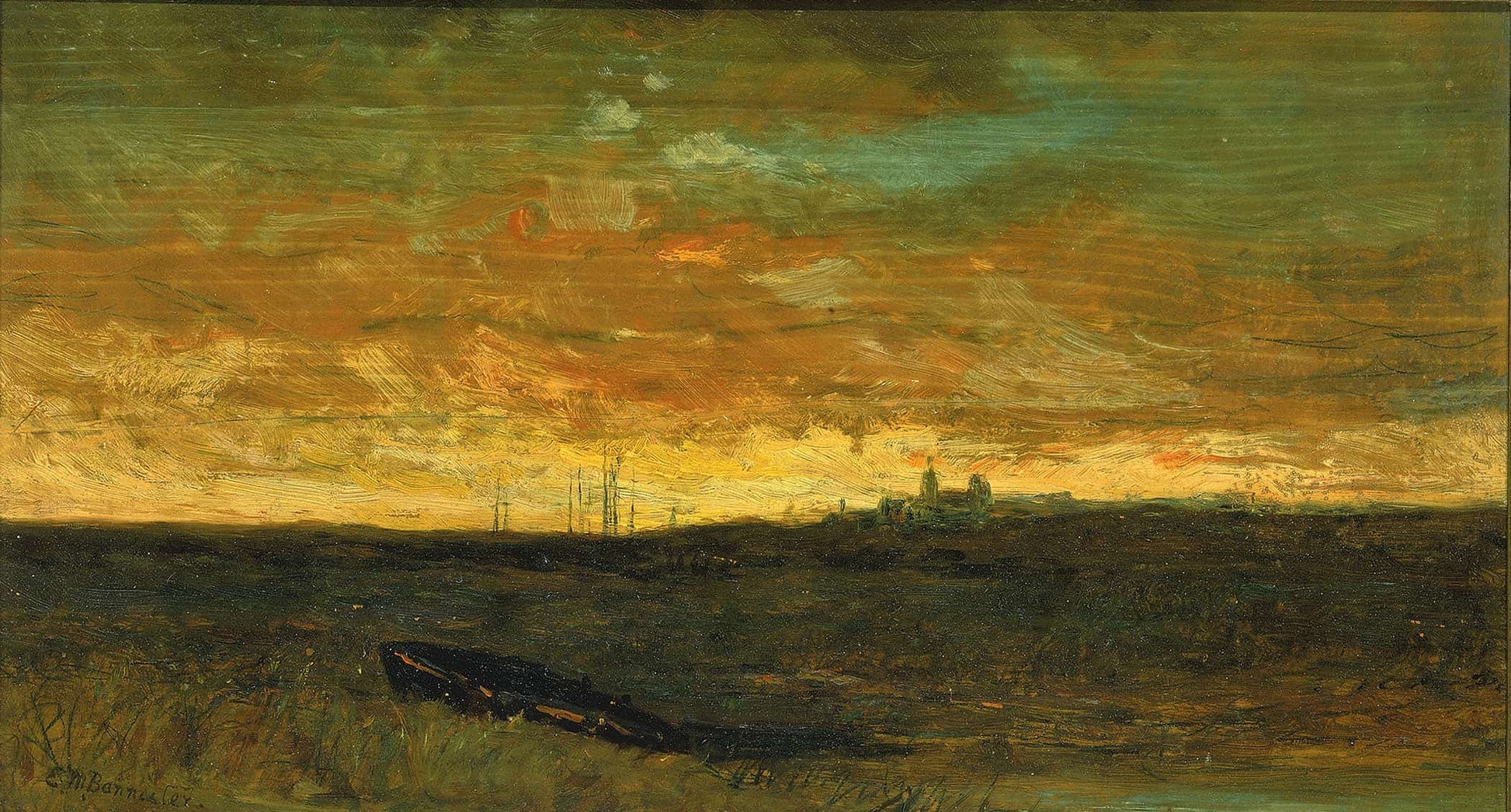 Sunset Scene by Edward Mitchell Bannister