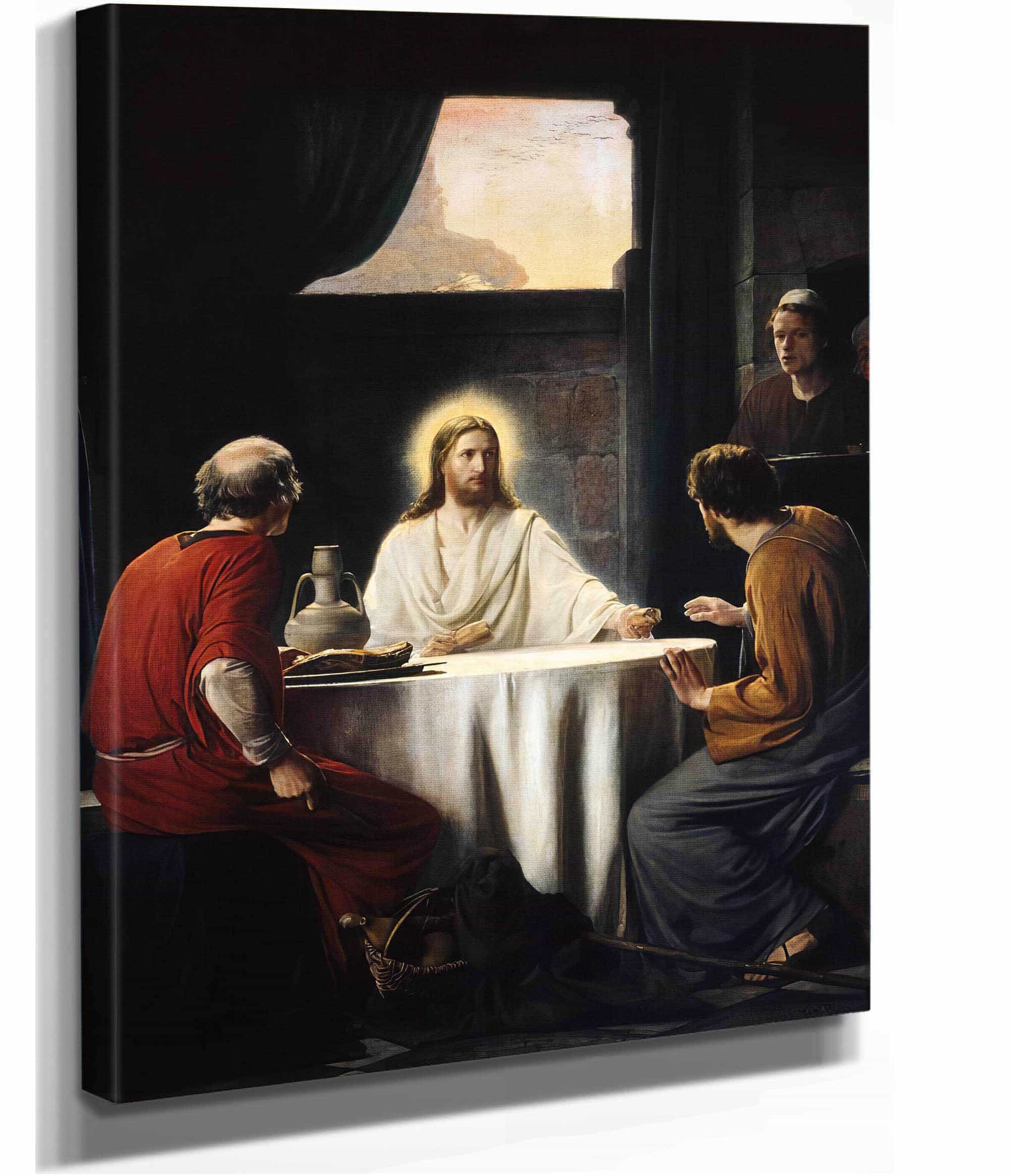 Supper At Emaus by Carl Bloch