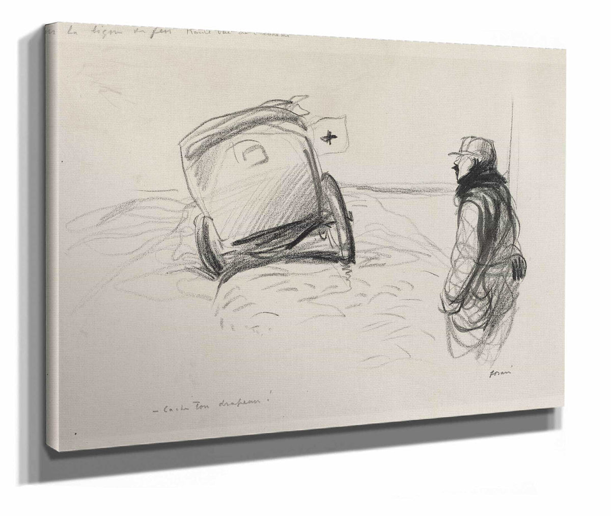 Sur La Ligne De Feu by Jean Louis Forain