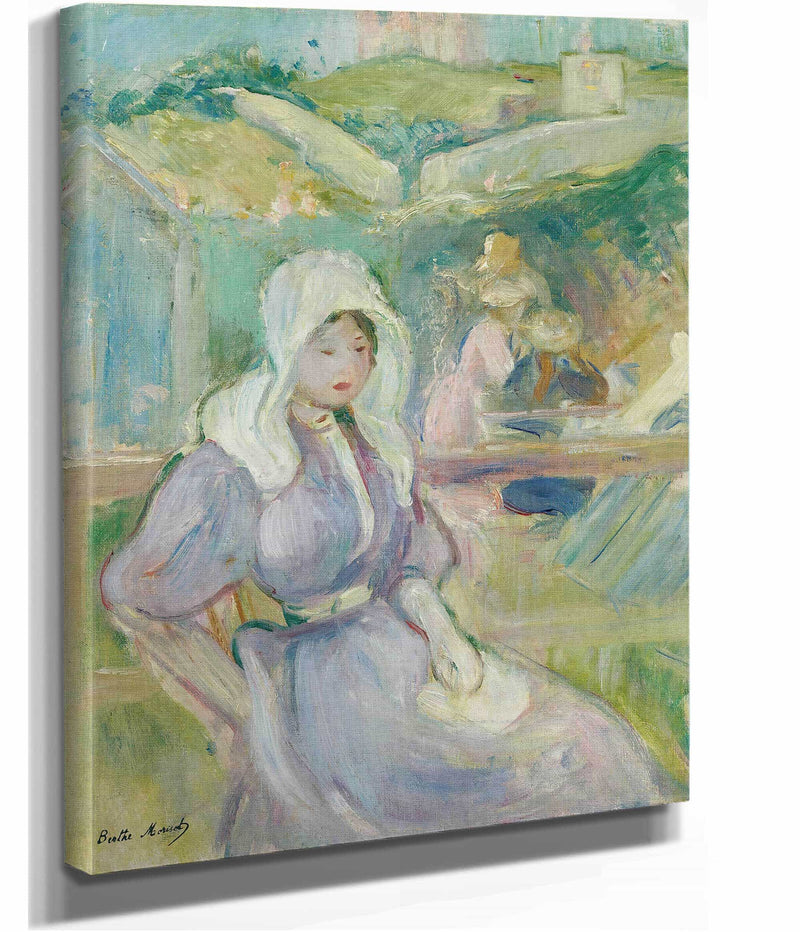 Sur La Plage A Portrieux by Berthe Morisot