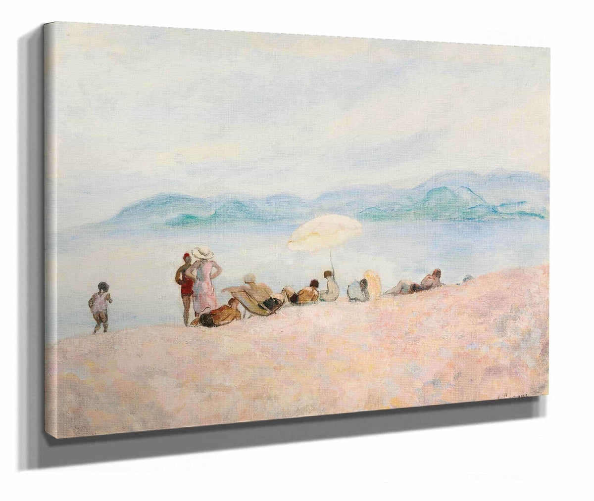 Sur La Plage by Henri Lebasque