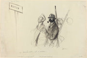 Sur Le Rhin Maintenant Cest Larriere Probably by Jean Louis Forain