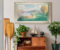 Sur Les Bords De La Marne by Henri Lebasque