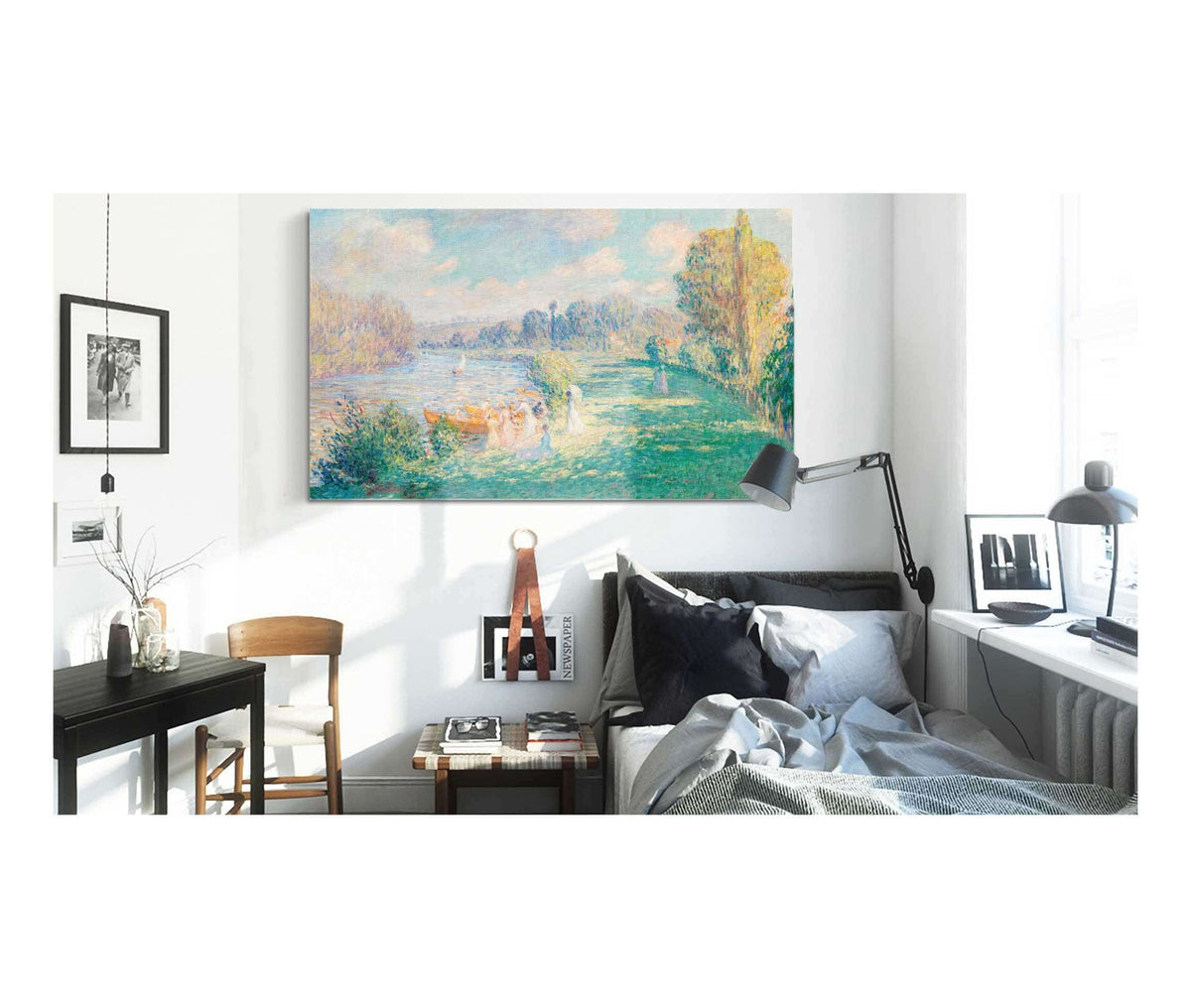 Sur Les Bords De La Marne by Henri Lebasque