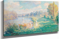 Sur Les Bords De La Marne by Henri Lebasque