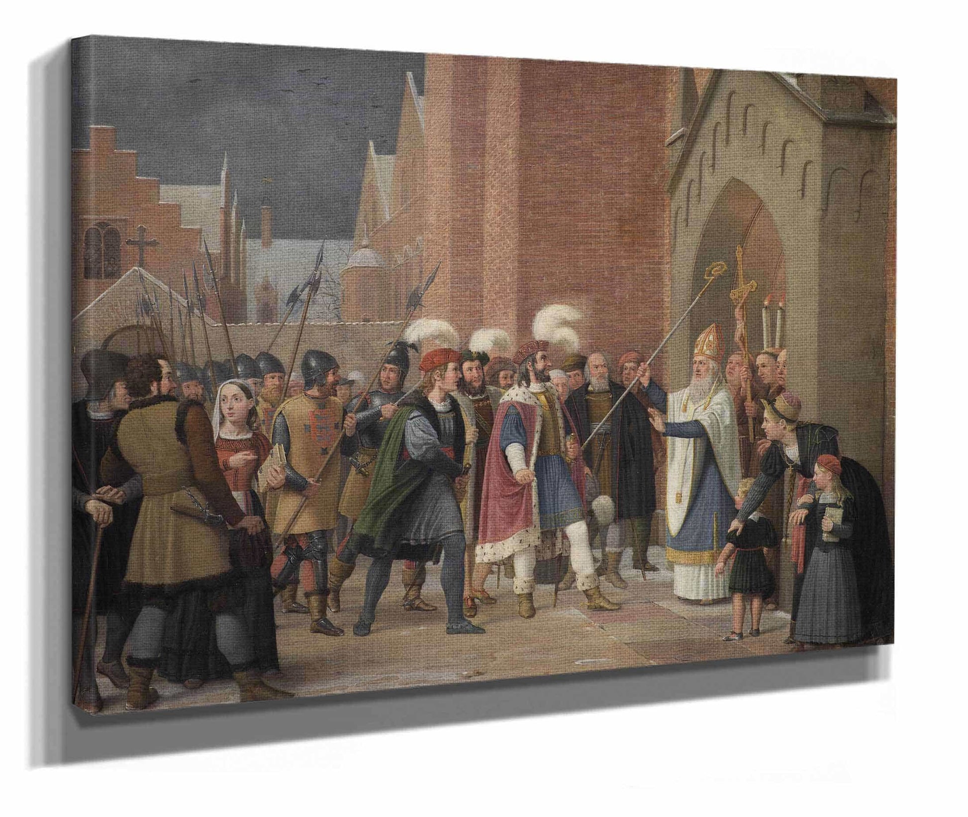 Svend Estridsen And Bishop Vilhelm by Wilhelm Marstrand