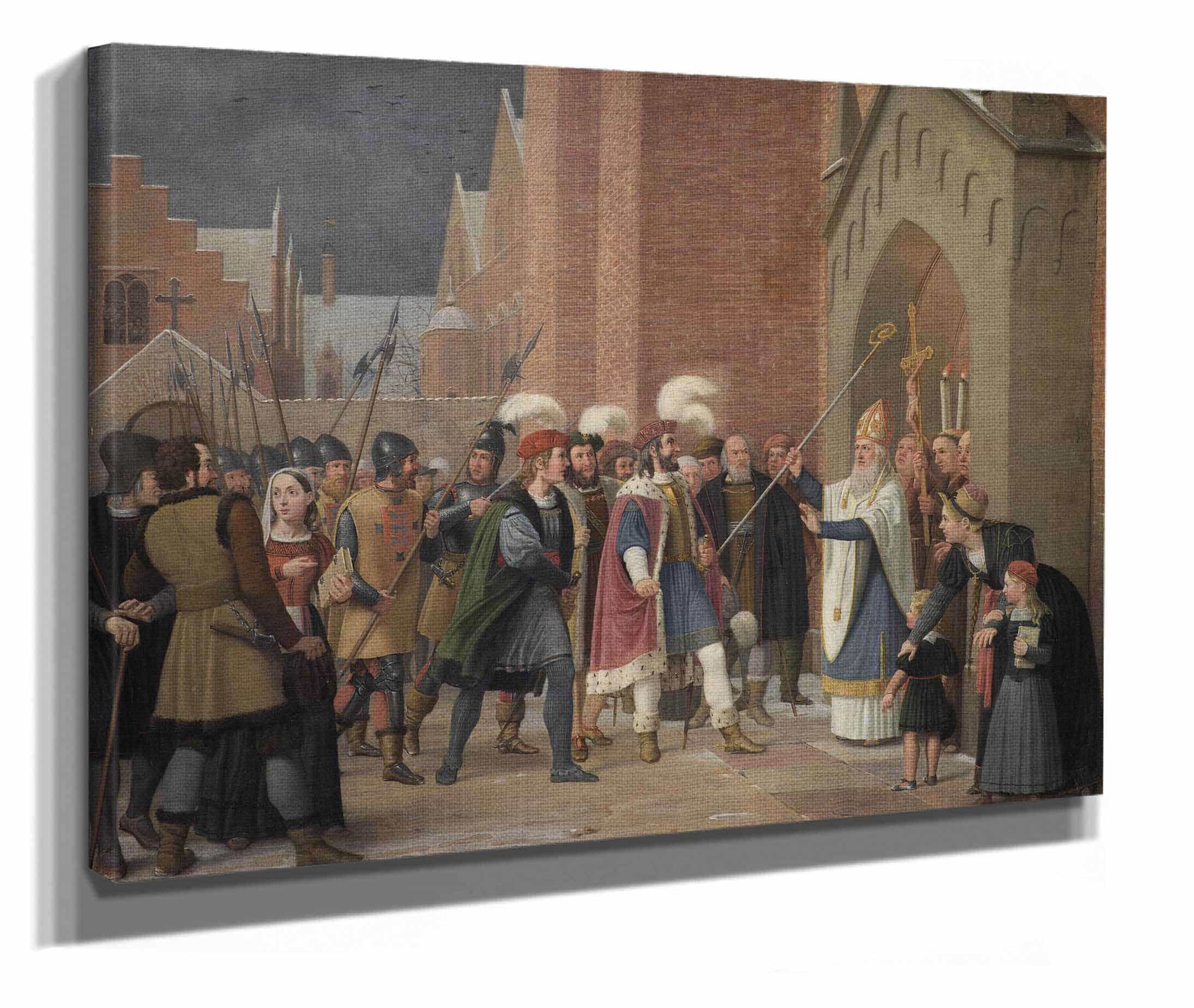 Svend Estridsen And Bishop Vilhelm by Wilhelm Marstrand