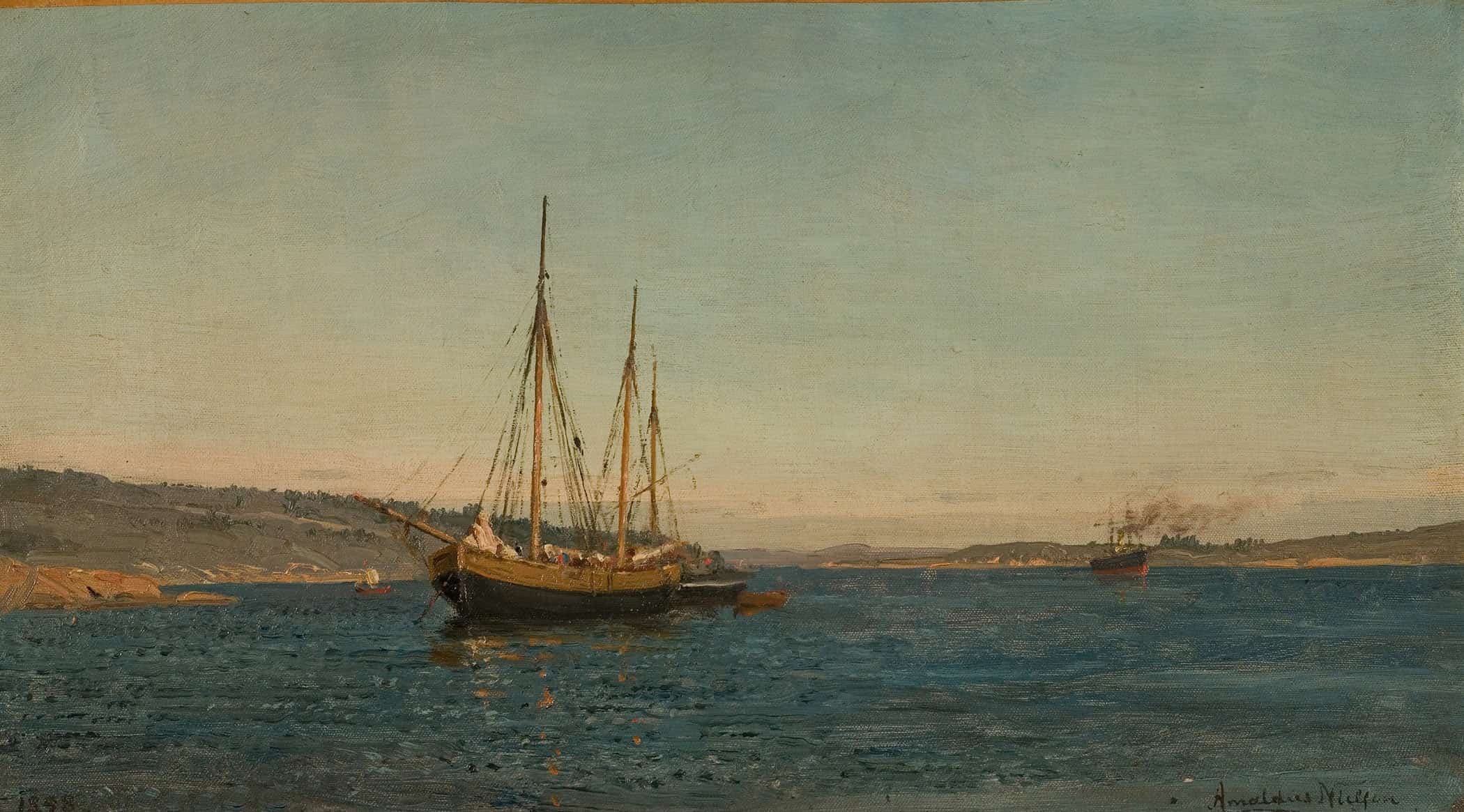 Svenske Fiskere Hvaler by Amaldus Nielsen