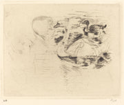Swans At Stagnant Water by Berthe Morisot