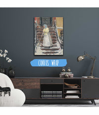 Sweeping Snow S by Childe Hassam