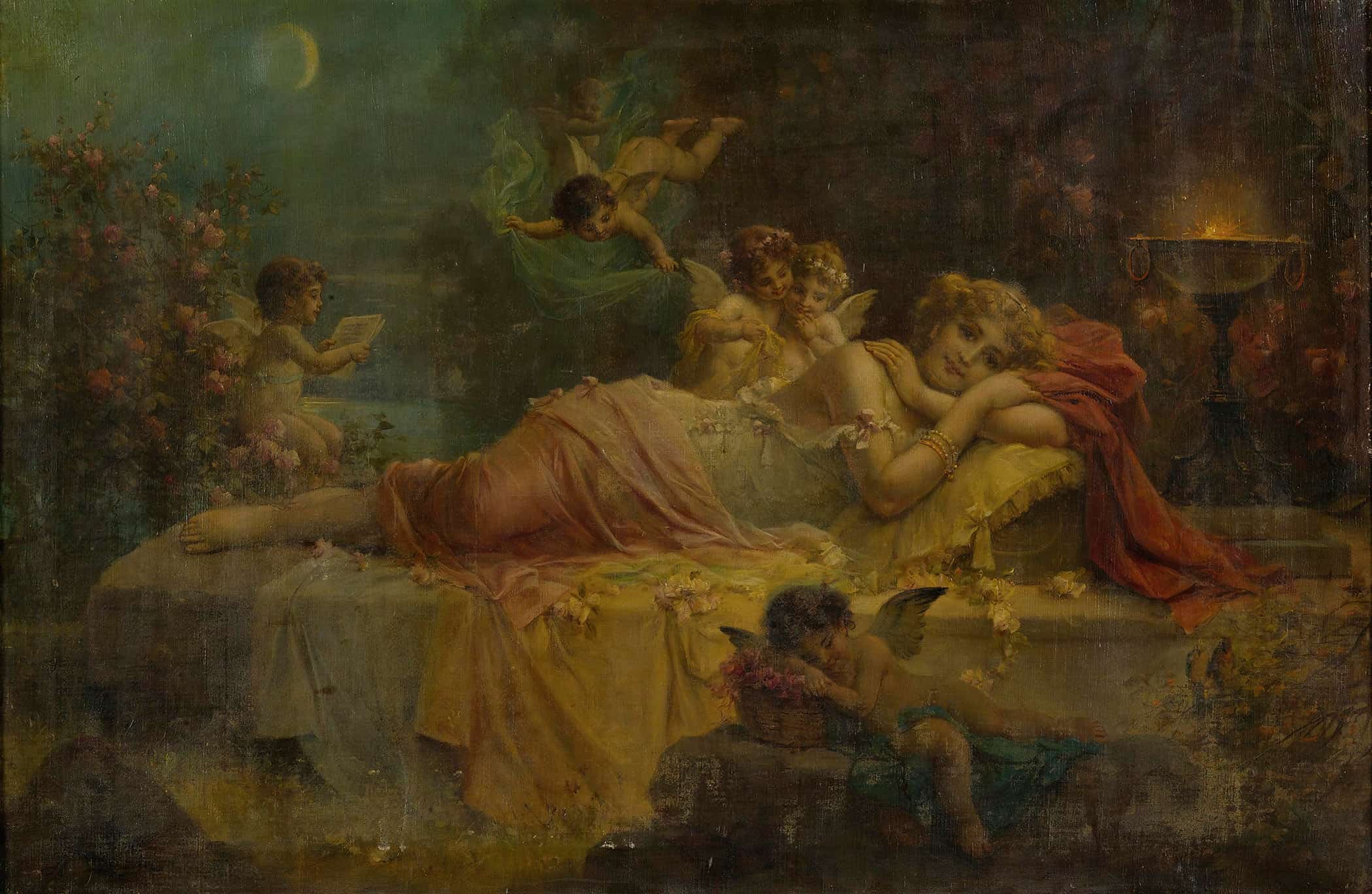Sweet Dreams by Hans Zatzka