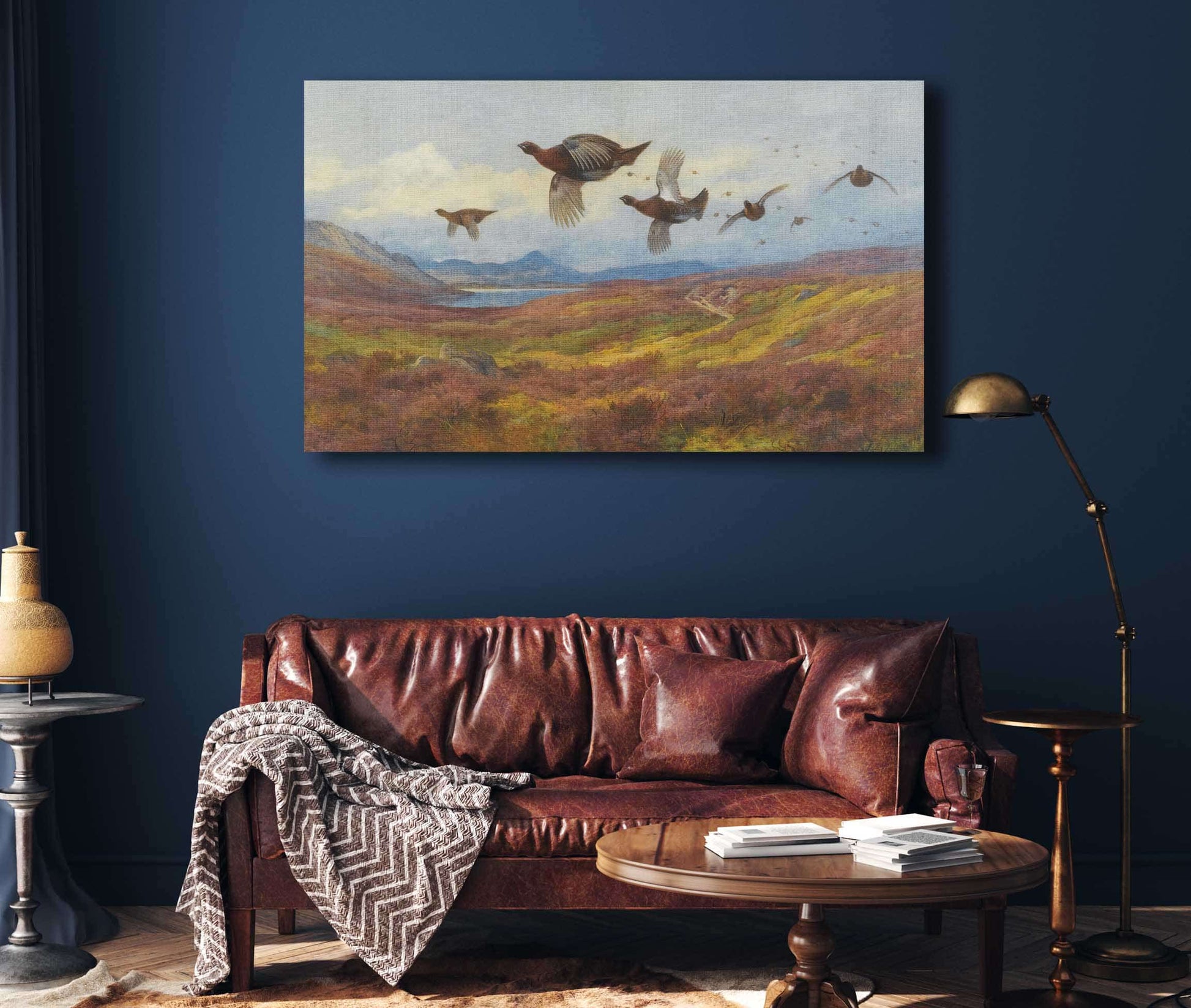 Swerving From The Guns Red Grouse by Archibald Thorburn