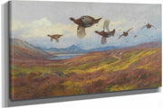 Swerving From The Guns Red Grouse by Archibald Thorburn
