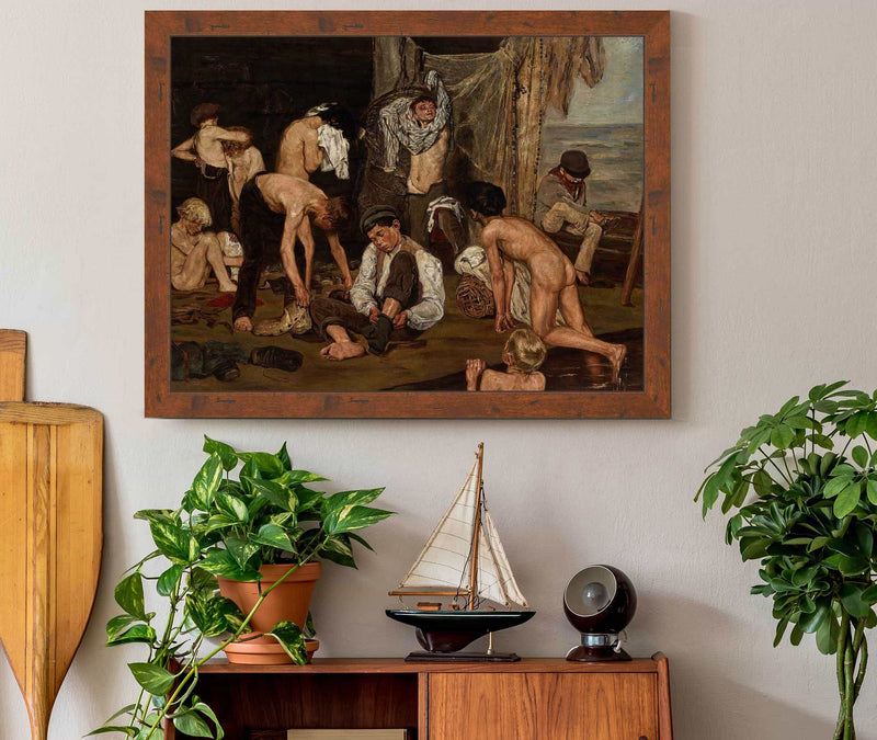 Swimmers  by Max Liebermann