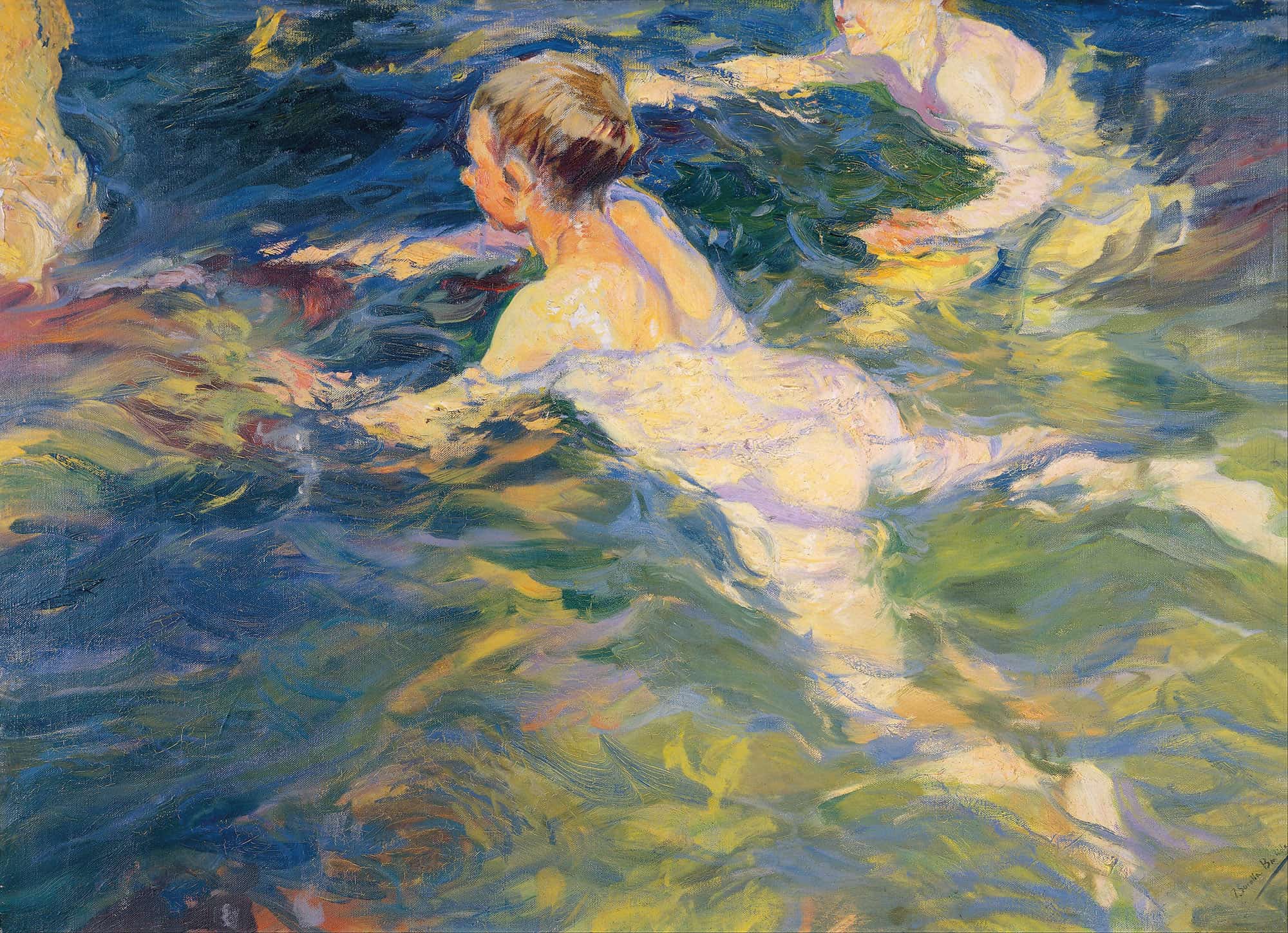 Swimmers Javea by Joaquin Sorolla