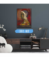 Symbolic Head by Odilon Redon