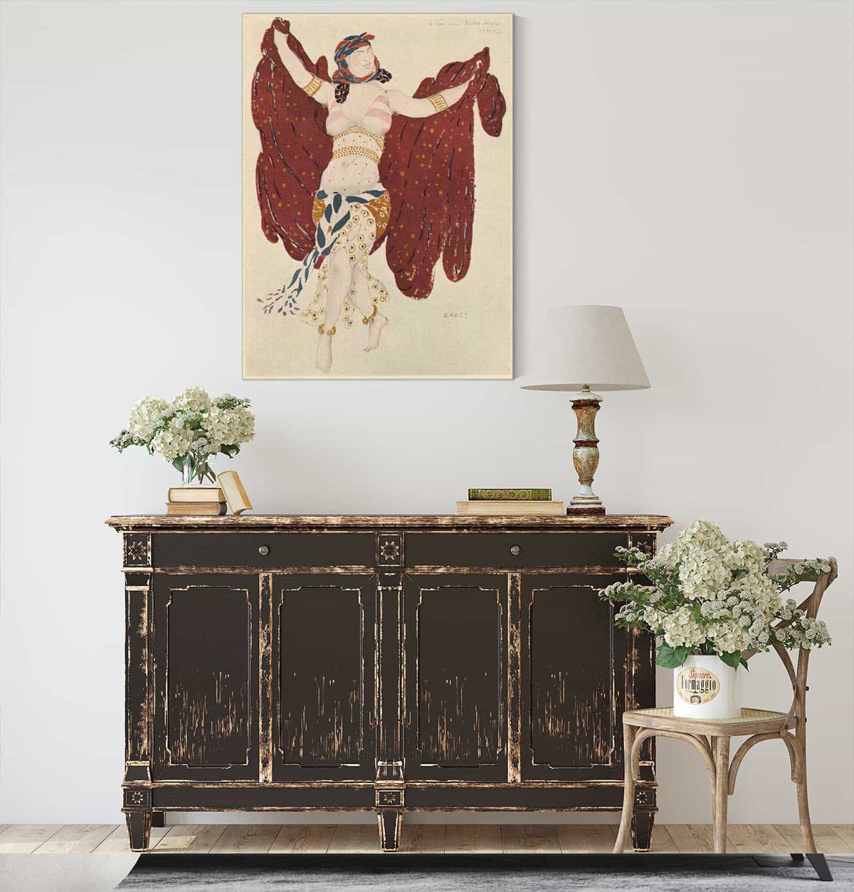 Syrian Dancer In Cleopatre  by Leon Bakst