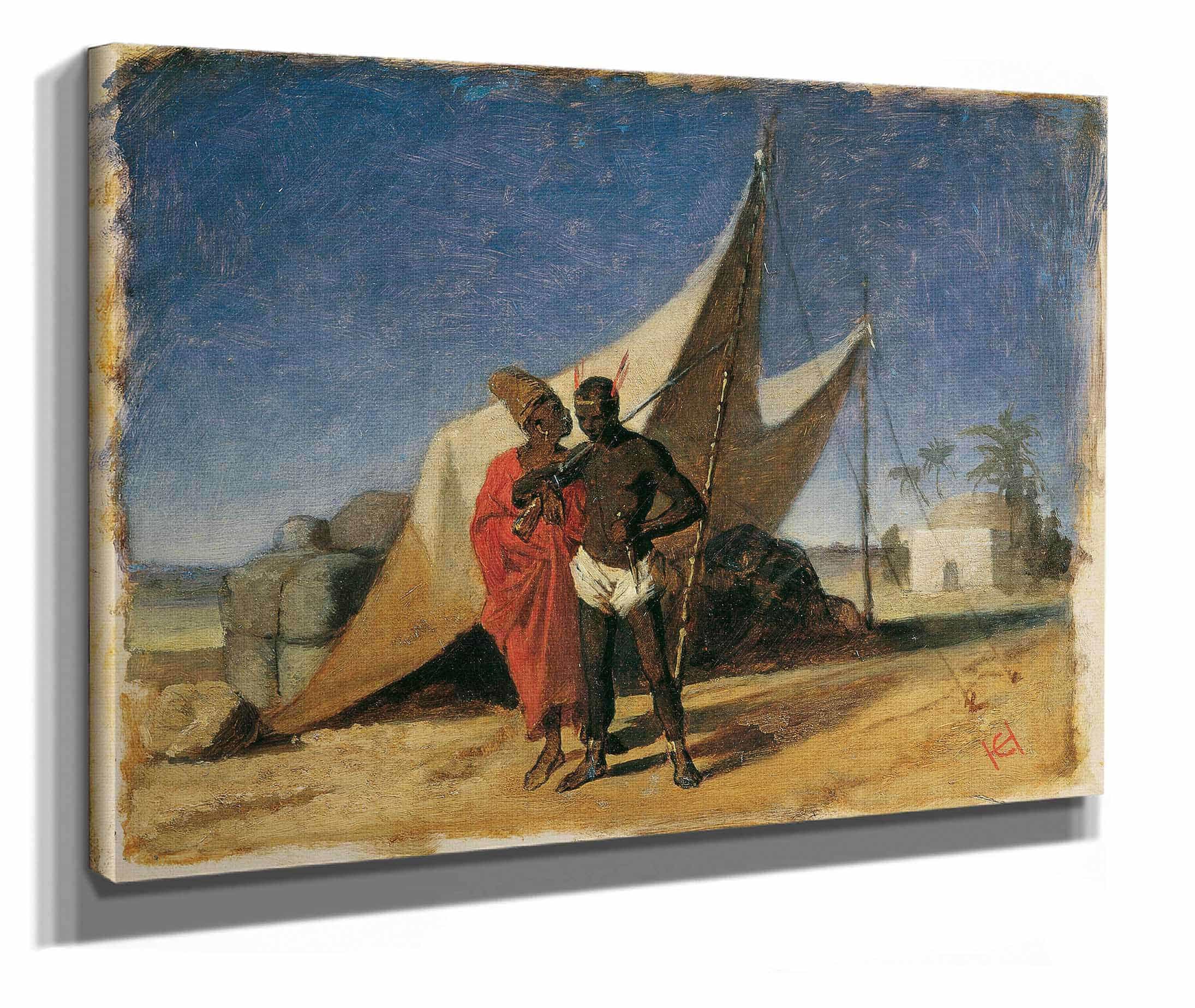 Szene In Nordafrika by Hans Canon