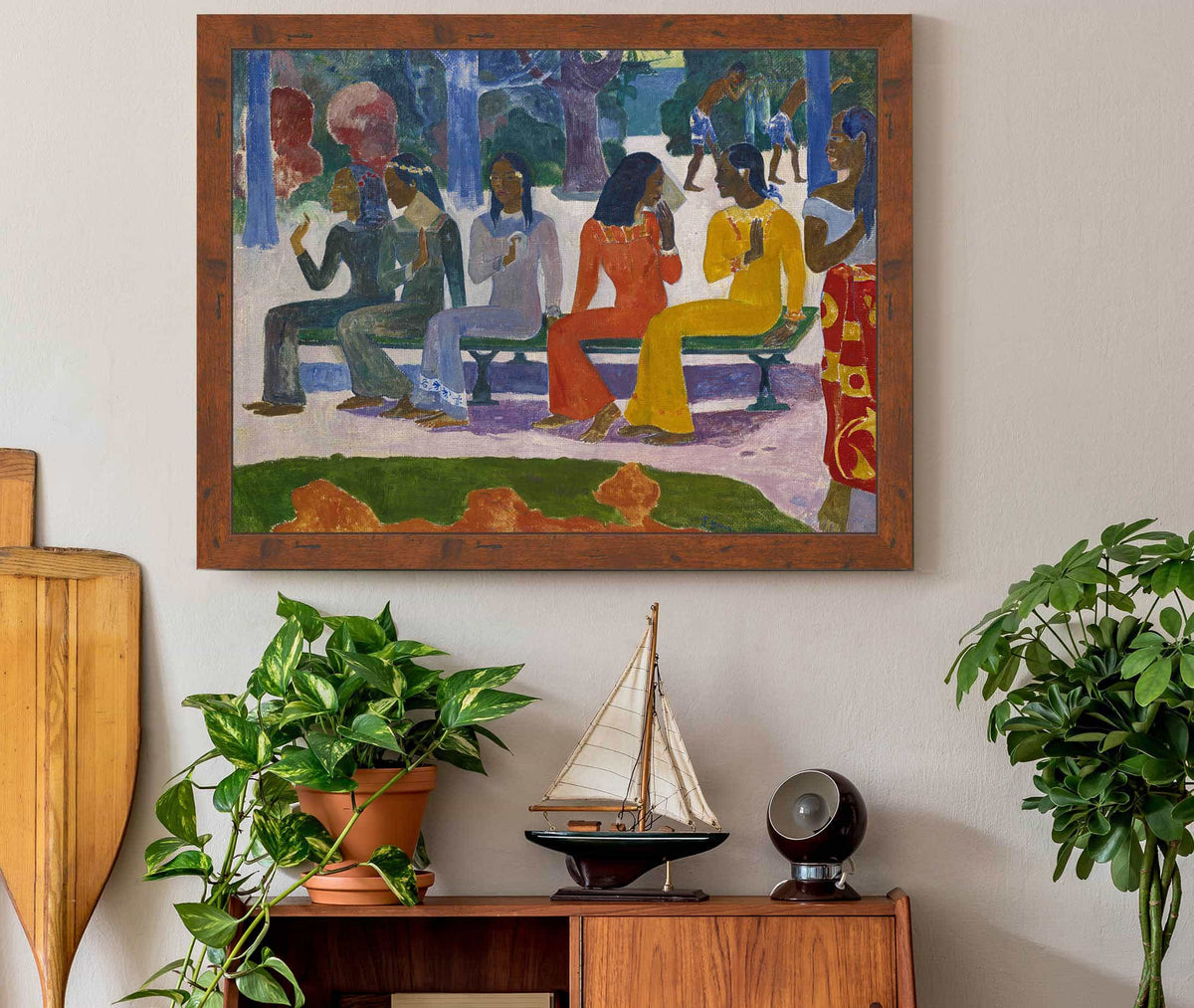 Ta Matete The Market by Paul Gauguin